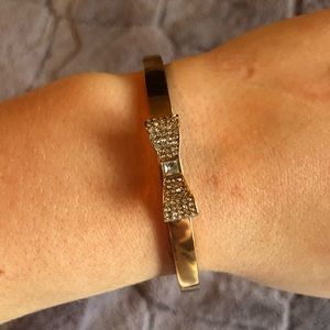 Rose Gold Kate Spade Bow Bangle